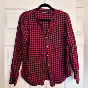 Calvin Klein V-neck Long Sleeved Shirt (Size L)